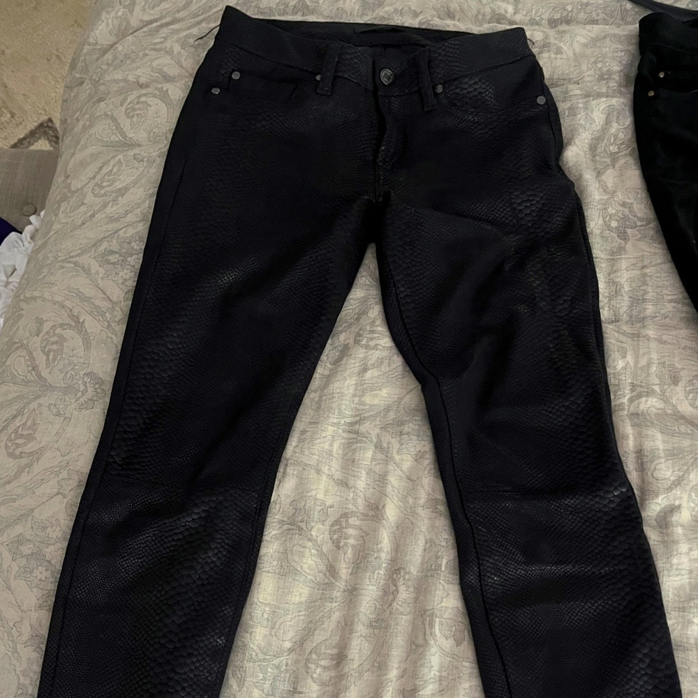 Ankle snakeskin SEVEN sz26, Velvet SEVEN sz27, ankle velvet Pilero (Anthro) 26